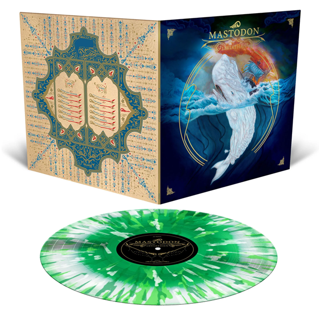MASTODON - Leviathan (white/green merge splatter) LP.